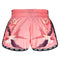 TUFF Kids Shorts Pink Retro Style Birds With Roses