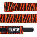 TUFF Hand Wraps Nylon Zebra Orange