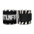 TUFF Unisex 100% Nylon, Zebra Design White Hand Wraps