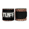 TUFF Unisex 100% Nylon, Stripe Brown Hand Wraps