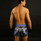 TUFF Muay Thai Boxing Shorts Retro Style Blue War Elephant