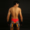 TUFF Muay Thai Boxing Shorts Retro Style Red Chinese Dragon and Tiger