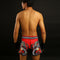 TUFF Muay Thai Boxing Shorts Retro Style Red Chinese Dragon