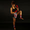 TUFF Muay Thai Boxing Shorts White Retro Style Rose With Birds