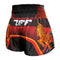 TUFF Muay Thai Boxing Shorts Black Racing Twin Tiger