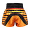 TUFF Muay Thai Boxing Shorts "Orange Roaring Tiger"