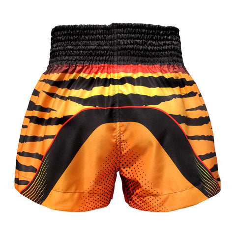 TUFF Kids Muay Thai Shorts Boxing Trunks Traditional Style (TUF-MS613-ORG)