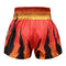 TUFF Muay Thai Boxing Shorts "Red With Tiger Inspired by Chinese Ancient Drawing"