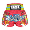 TUFF Muay Thai Boxing Shorts Classic Birds & Roses Pink