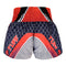 TUFF Muay Thai Boxing Shorts "Black Double Skeleton With Devil Skull"