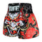 TUFF Muay Thai Boxing Shorts "Dragon King in Red"