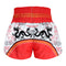 TUFF Muay Thai Boxing Shorts "Dragon King in White"