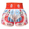 TUFF Kids Shorts Orange Pastel Birds Pattern