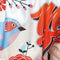 TUFF Kids Shorts Orange Pastel Birds Pattern