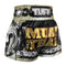 TUFF Muay Thai Boxing Shorts "Golden Gladiator in Black"