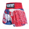 TUFF Muay Thai Boxing Shorts Navy Blue Furious Bear