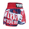 TUFF Muay Thai Boxing Shorts Navy Blue Furious Bear