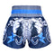 TUFF Muay Thai Boxing Shorts "Blue War Elephant"