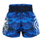 TUFF Muay Thai Boxing Shorts "Blue Military Camouflage"