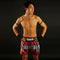 TUFF Muay Thai Boxing Shorts New Red Military Camouflage