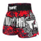 TUFF Muay Thai Boxing Shorts New Red Military Camouflage