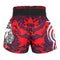TUFF Muay Thai Boxing Shorts New Red Military Camouflage