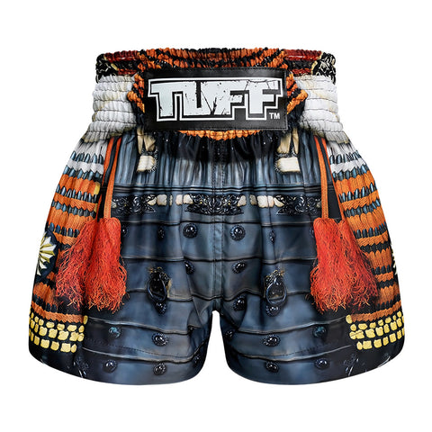 TUFF Muay Thai Shorts Boxing Trunks Traditional Style (TUF-MS656-ORG)