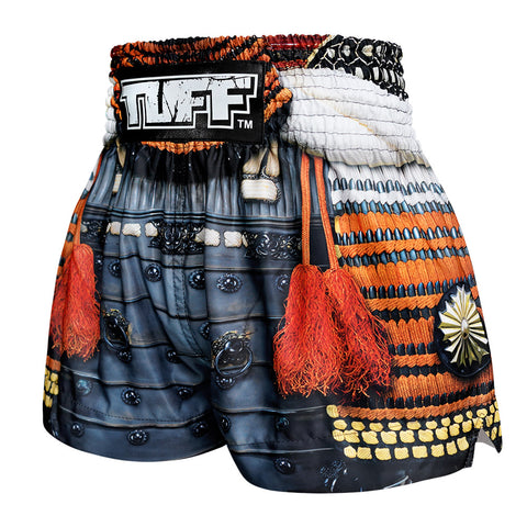 TUFF Muay Thai Shorts Boxing Trunks Traditional Style (TUF-MS656-ORG)