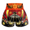 TUFF Muay Thai Boxing Shorts Samurai Skull