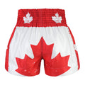 TUFF Muay Thai Boxing Shorts Red Maple Of Canada