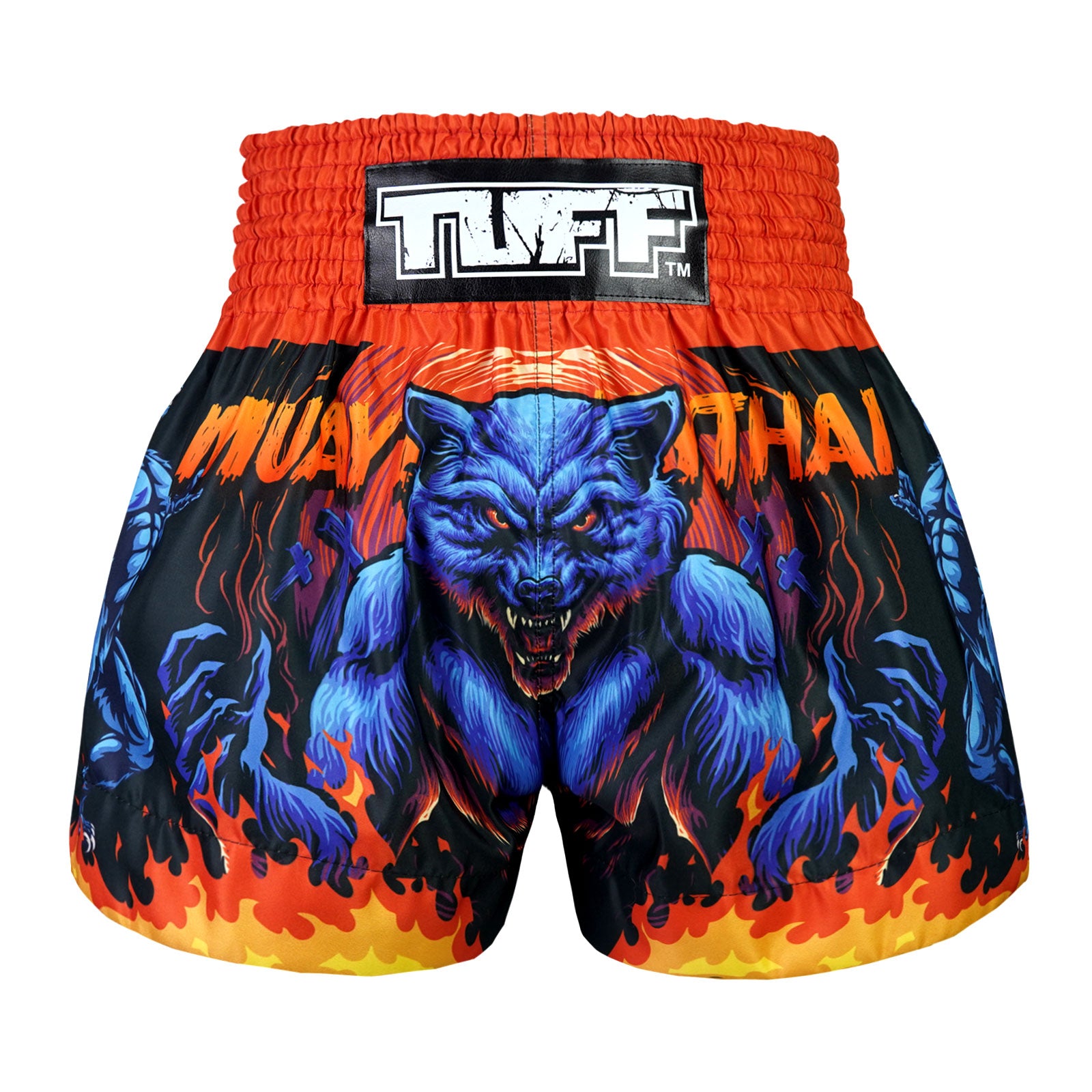 Pantaloncini TUFF Muay Thai Stile Retrò – Doppia Tigre, Autentici Dalla Thailandia, Per Uomo