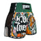 TUFF Muay Thai Boxing Shorts New Retro Style "Tora mori to Kingyo" (Tiger, Forest and Goldfish)