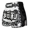 TUFF Muay Thai Boxing Shorts New Retro Style "The Great Hongsa White"