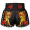 TUFF Muay Thai Boxing Shorts New Retro Style "Black Furious Tiger"