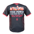 TUFF Muay Thai Shirt True Power Twin Tigers Yantra Black