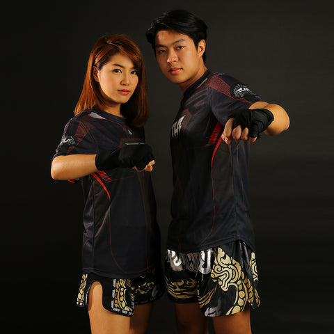 TUFF Muay Thai Training Workout Short Sleeve Shirt (TUF-TS007)