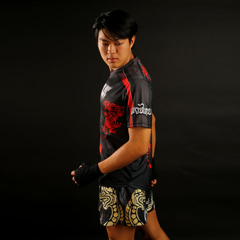 TUFF Muay Thai Training Workout Short Sleeve Shirt (TUF-TS009)