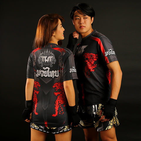 TUFF Muay Thai Training Workout Short Sleeve Shirt (TUF-TS009)