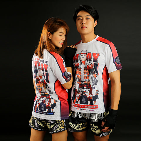 TUFF Muay Thai Training Workout Short Sleeve Shirt (TUF-TS010)