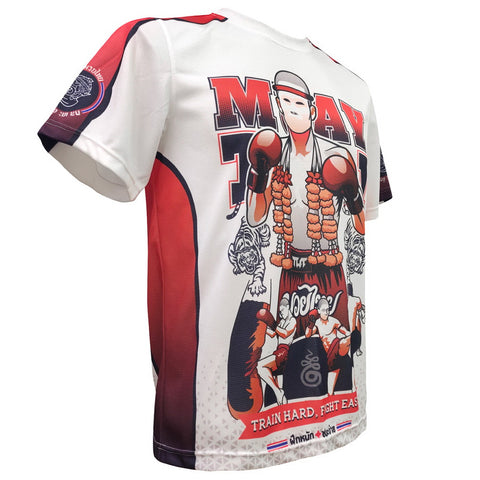 TUFF Muay Thai Training Workout Short Sleeve Shirt (TUF-TS010)