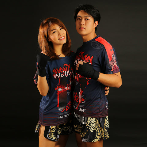 TUFF Muay Thai Training Workout Short Sleeve Shirt (TUF-TS011)