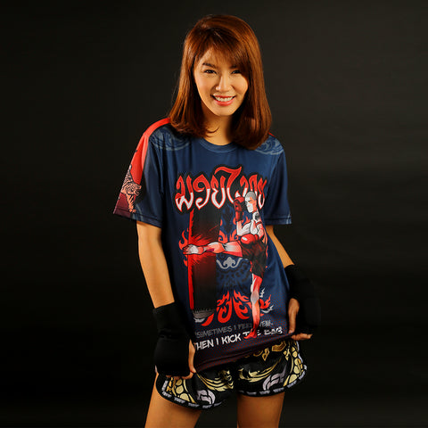 TUFF Muay Thai Training Workout Short Sleeve Shirt (TUF-TS011)