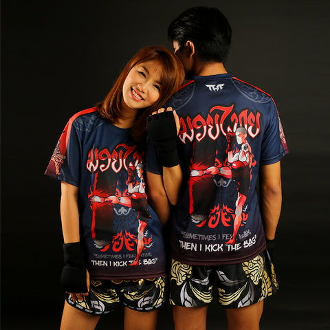 TUFF Muay Thai Training Workout Short Sleeve Shirt (TUF-TS011)