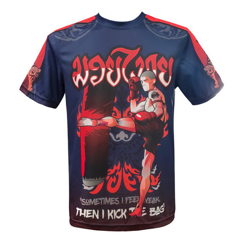 TUFF Muay Thai Training Workout Short Sleeve Shirt (TUF-TS011)