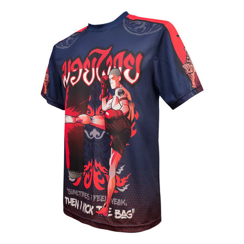 TUFF Muay Thai Training Workout Short Sleeve Shirt (TUF-TS011)