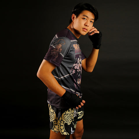 TUFF Muay Thai Training Workout Short Sleeve Shirt (TUF-TS013)