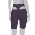 TRYN Workout Shorts for Women Yoga Gym Running Shorts High Waist Shorts : Eggplants