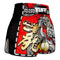 TUFF Muay Thai Boxing Shorts New Retro Style "Red Chinese Dragon"