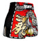 TUFF Muay Thai Boxing Shorts New Retro Style Red Chinese Dragon