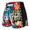 TUFF Muay Thai Boxing Shorts New Retro Style "Red Furious Tiger"